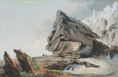 Caspar Wolf, Glaciers of the Gelten Mountain by Caspar Wolf